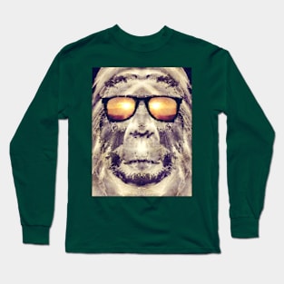 Bigfoot In Shades Long Sleeve T-Shirt